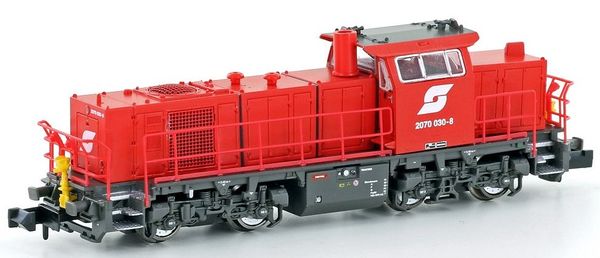 Kato HobbyTrain Lemke H3075 - Austrian Diesel locomotive MaK Rh 2070 of the ÖBB